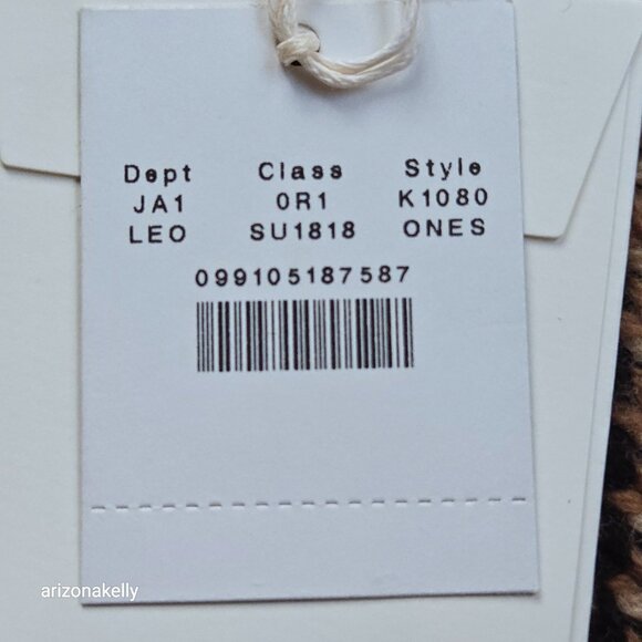 NWT Demylee x J. Crew Wool Leopard Print Scarf - Picture 5 of 16